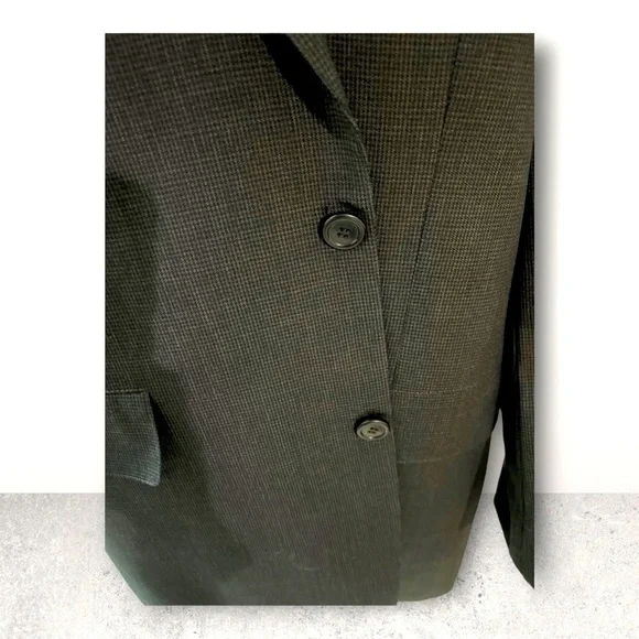Brooks Brother 1818 Madison Mens 41 L Gray 100% Wool Blazer vintage - Picture 2 of 6